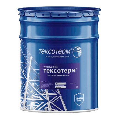 Product image for Тексотерм К огнезащитный состав для металлических конструкций, толстослойный