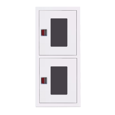 Product image for Шкаф пожарный ШПК 320 ВОБ встроенный, открытый, белый