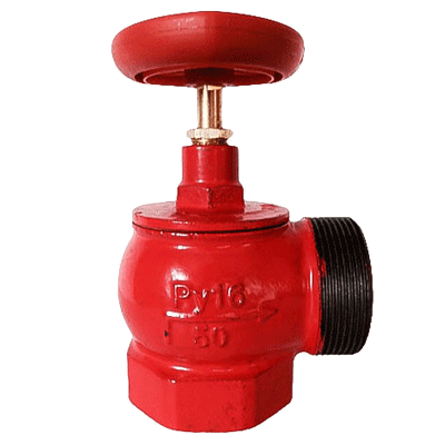 Product image for Клапан 65 мм, чугун (угловой, 90 градусов) КПЧМ 65-1 (муфта-цапка)